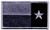 Texas State Flag Patch, 3-3/8x2" - Hook back