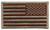 U.S. Flag Patch, Reverse, Desert, 3-3/8x2"