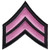 Pink Line - CPL Chevrons, Pink/Black, 3" Wide, Pairs