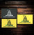 “Don’t Thread On Me” PVC Patches w/ hook backing 3-1/8x2” - Pack of 3