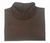 Mock Turtleneck Dickey, Wicking & Antimicrobial, Brown, L/XL