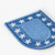 U.S. Army Beret Flash Patch - Blue with 13 White Stars