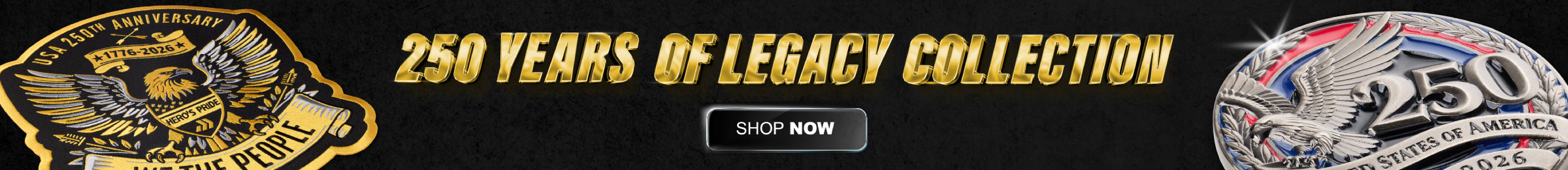 Promotional USA 250th Banner