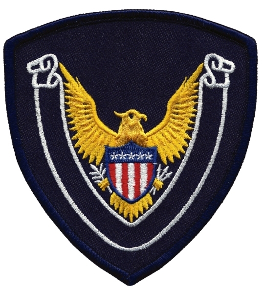 Eagle & Scroll, Blank, Twill 4x4-3/8&#34;-HP