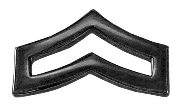 CPL Chevrons, 2 Posts & Clutch Backs, Pairs, Mini-3/4&#34; Wide-Hero&#8216;s Pride