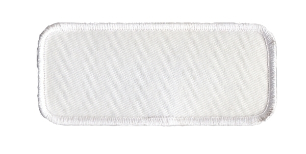 Name Blanks, Merrowed Bordered, 4x2&#34;-HP