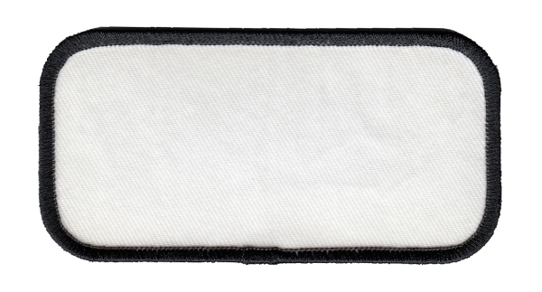 Name Blanks, Merrowed Bordered, 4x2&#34;-HP