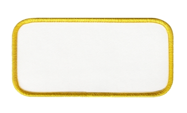 Name Blanks, Merrowed Bordered, 4x2&#34;-Hero&#8216;s Pride
