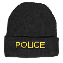 POLICE Watch Cap, Fleece, One Size Fits All-Hero‘s Pride