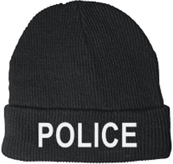 POLICE Watch Cap, Fleece, One Size Fits All-Hero‘s Pride