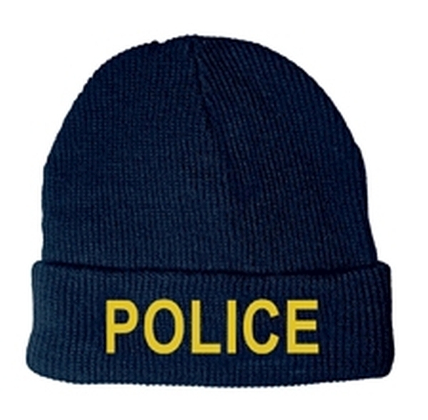 POLICE Watch Cap, Fleece, One Size Fits All-Hero‘s Pride