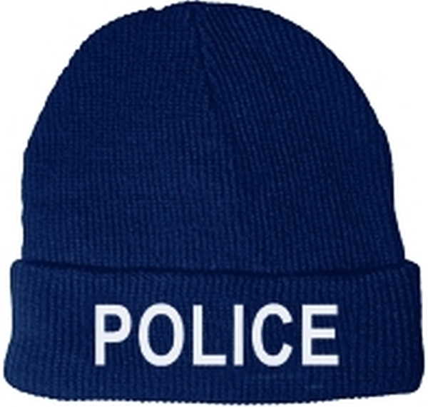 POLICE Watch Cap, Fleece, One Size Fits All-Hero‘s Pride