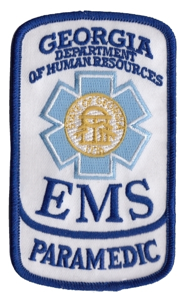 GEORGIA EMS Shoulder Patch, 2-5/8x4-1/2"-HP