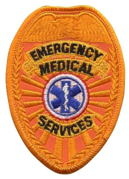 EMS Badge Patch, 2-1/2x3-1/2&#34;-Hero&#8216;s Pride