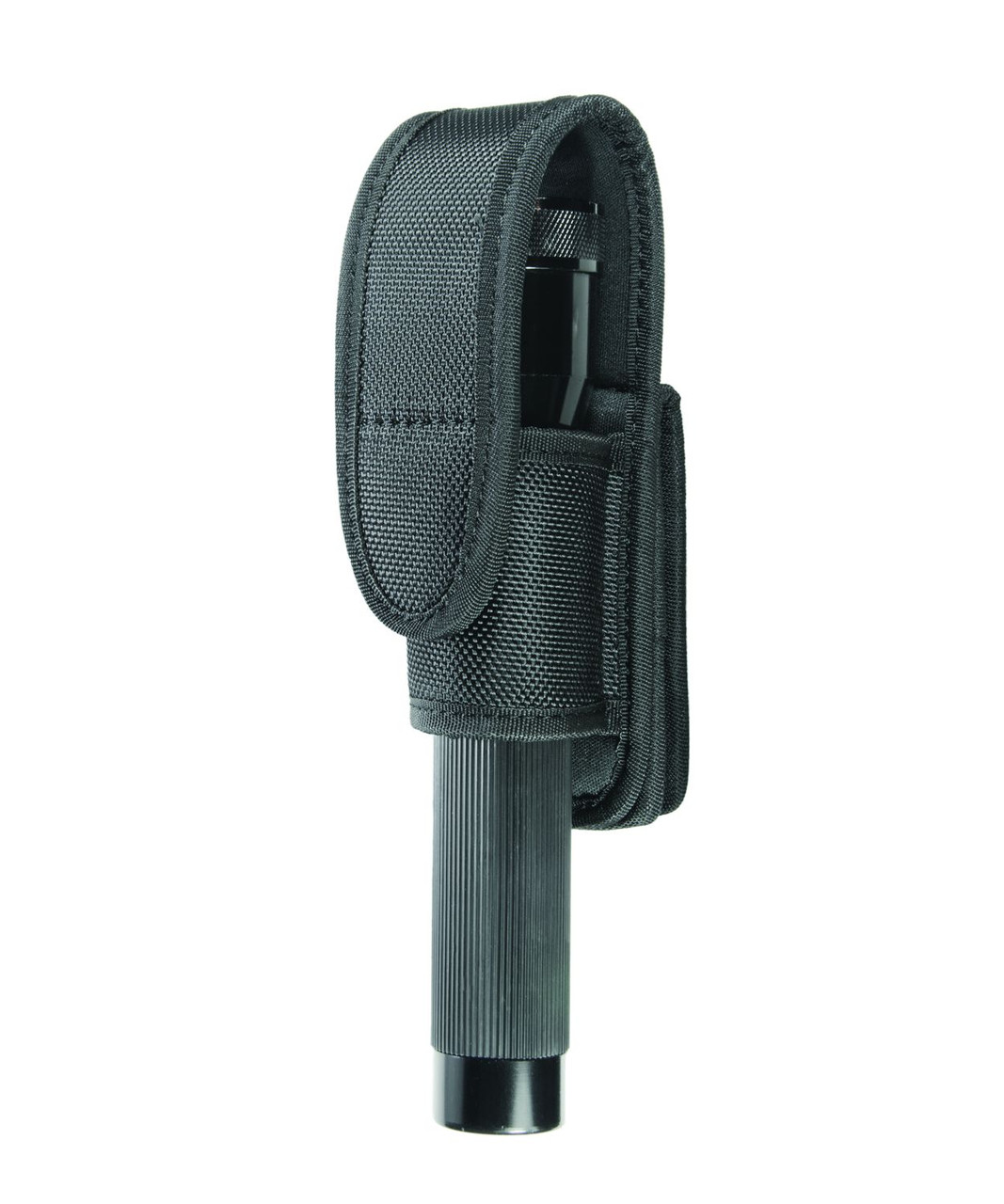 Ballistic Closed Top & Open Bottom Flashlight Holder, Large (2-1/4&#34; Belt)-HP