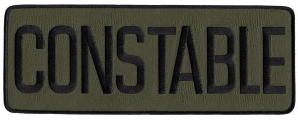 CONSTABLE Back Patch; Hook; Black/O.D.-HP