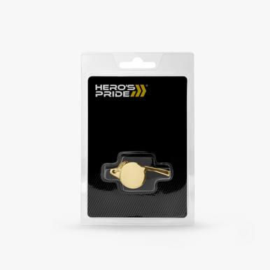 Standard Issue Whistle: Durable and Distinctive in Gold or Nickel