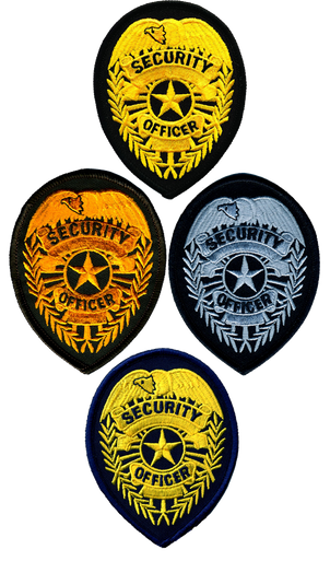 SECURITY OFFICER Shoulder Patch, 4-3/4x3-3/4 - Hero's Pride