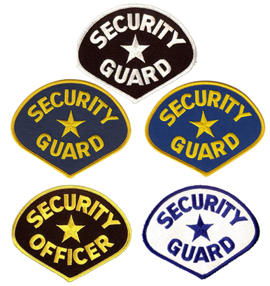 SECURITY GUARD Shoulder Patch, 4-3/4x3-3/4 - Hero's Pride