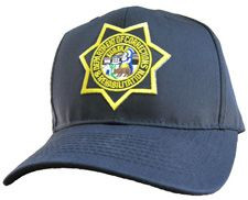 CDCR Cap, Star, Black, Adjustable-