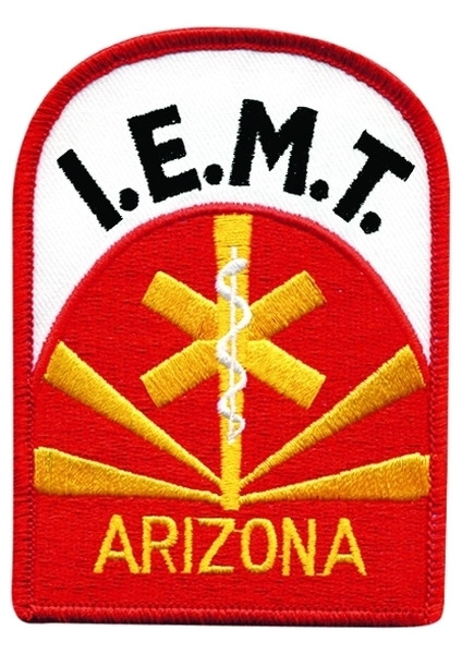 AZ I.E.M.T. ARIZONA Patch, 3x4&#34;-HP