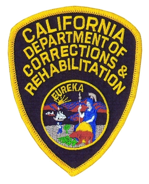 CDCR Star Shouldler Patch; Small; Full Color-HP