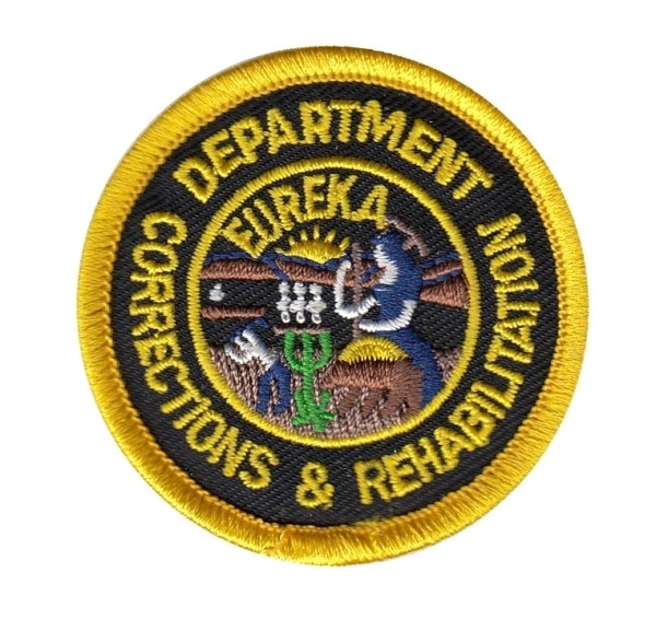 CA DEPT OF CORRECTIONS & REHABILITATION Patch; Circle-HP