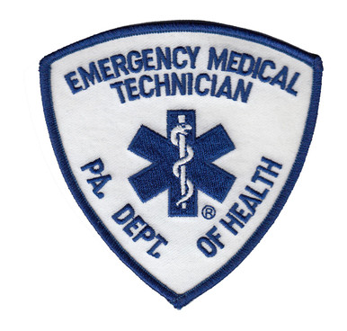 COMM OF MASS EMT Shoulder Patch, 3-3/4x5 - Emblem Enterprises