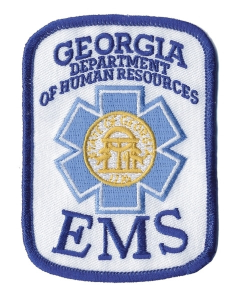 GA EMS Rocker Patch, 2-1/2x3-1/2"-HP