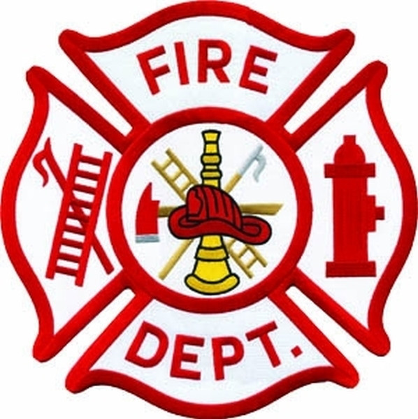 FIRE DEPT. Collector Patch, 12&#34; Circle-HP