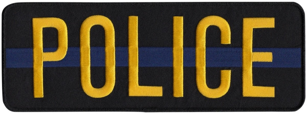 POLICE Back Patch-HP