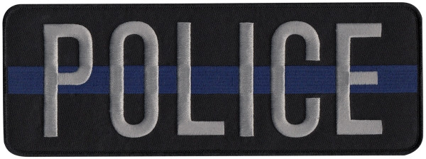 POLICE-Back Patch-Hero&#8216;s Pride