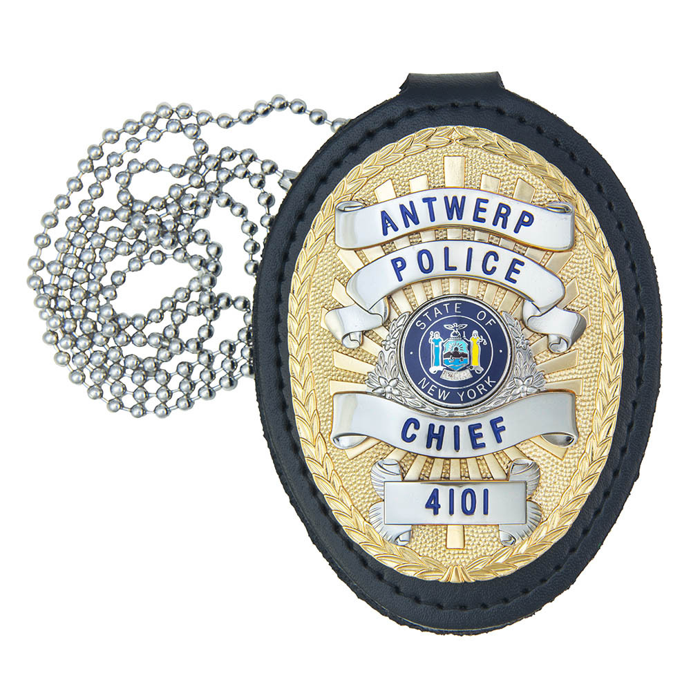Buy Universal Deluxe Badge Holder Shield, Chain & Clip Hero's Pride