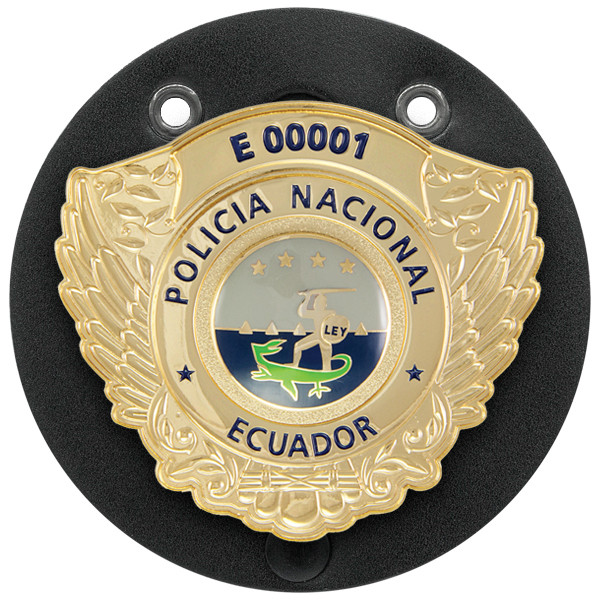 Buy Universal Large Round Badge Holder, Round, 31/2' Hero's Pride