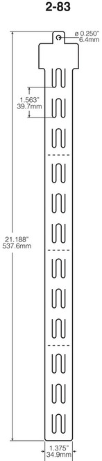 20H-8370-12 - loose piece display strip - 100 / pack