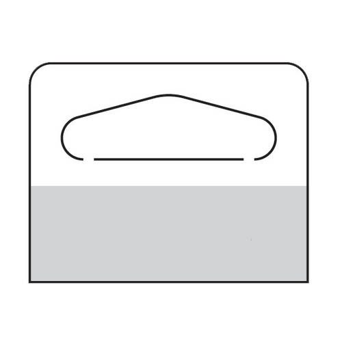 C-61 Slot Hang Tab - 20 / sheet - 500 / pack - Small Quantity