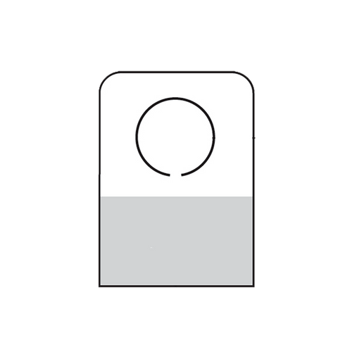 C-64 Round Hole Hang Tab - 36 / sheet - 500 / pack - Small Quantity