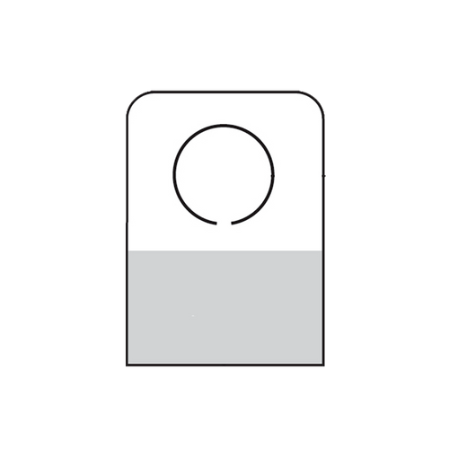 C-64 Round Hole Hang Tab - 36 / sheet - 5,000 / box - Large Quantity