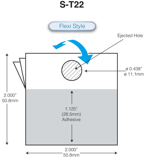 S-T22 FlexiTab Stax -10 / pad - 500 / pack