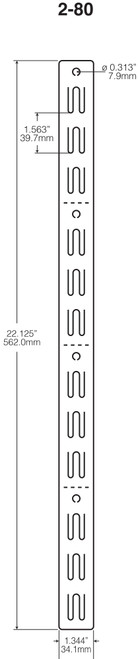 20H-8070-12 - Loose Piece Display Strip - 100 / Pack