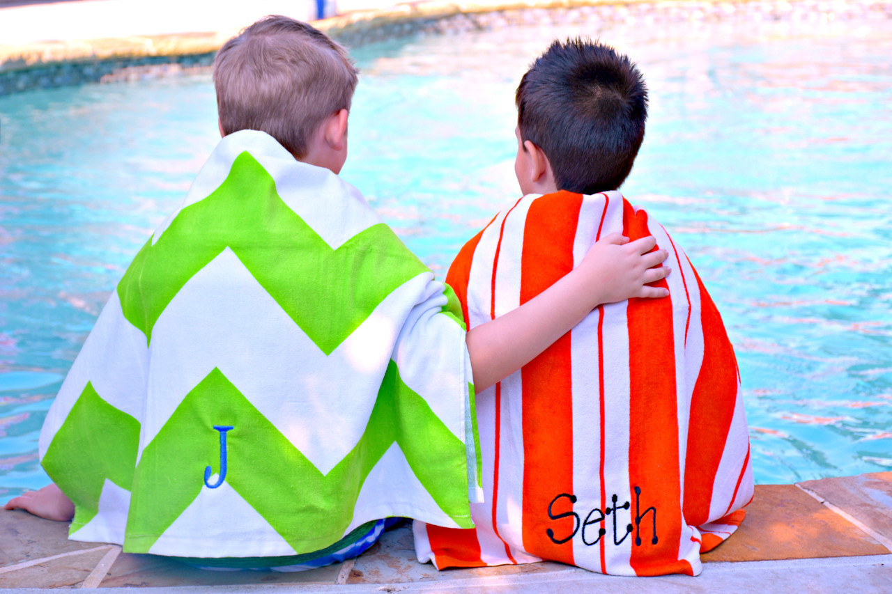 Beach Towel with Monogram