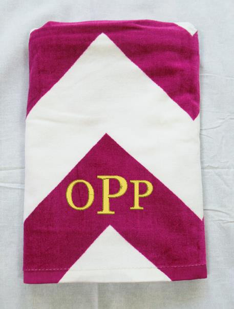 Beach Towel with Monogram - Thumbnail 2