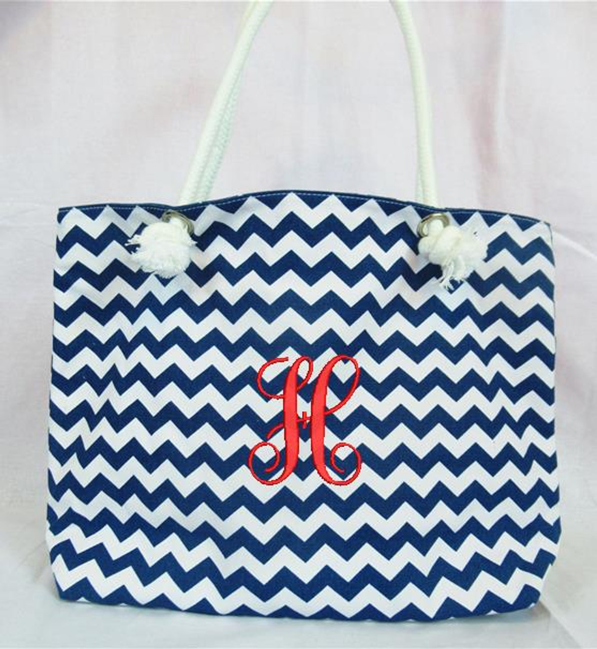 Monogrammed Mini Boat Tote – Stitch-Able