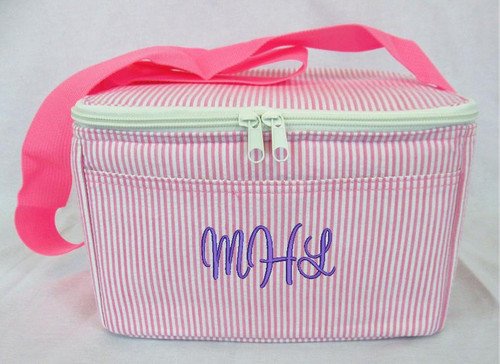 Seersucker Rectangular Lunch Box – The Monogrammed Home