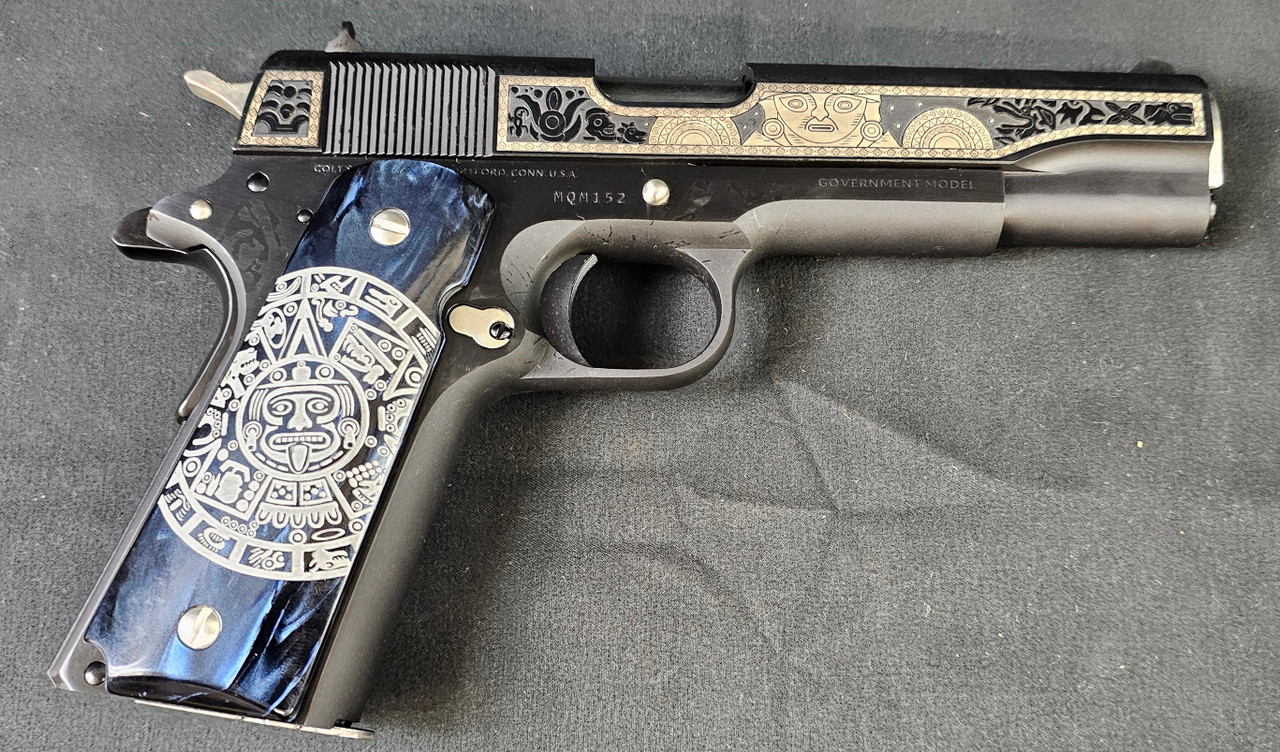 Colt Government 1911 .38 Super Mama Quilla Moon Goddess