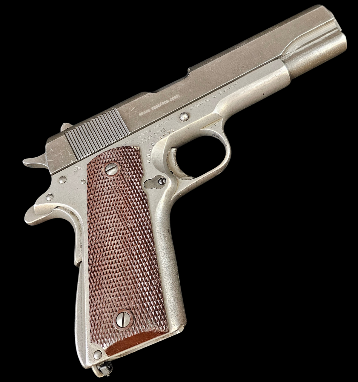 COLT 1911 ガバメント　ガスガン .45 ACP ニッケル Colt 1911 Government 45 ACP Pistol | Academy