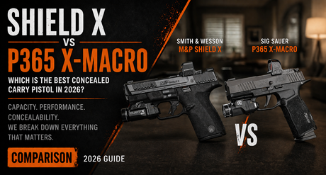 Smith & Wesson M&P Shield X vs Sig Sauer P365 X-Macro: Which Is the Best Concealed Carry Pistol in 2026?