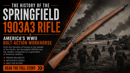 The History of the Springfield 1903A3 Rifle: America’s WWII Bolt-Action Workhorse