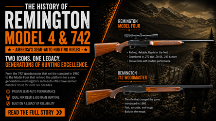 Remington Model Four & Remington 742 Woodsmaster: The Evolution of America’s Semi-Auto Hunting Rifles