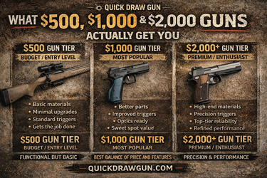 What $500, $1,000, and $2,000 Guns Actually Get You